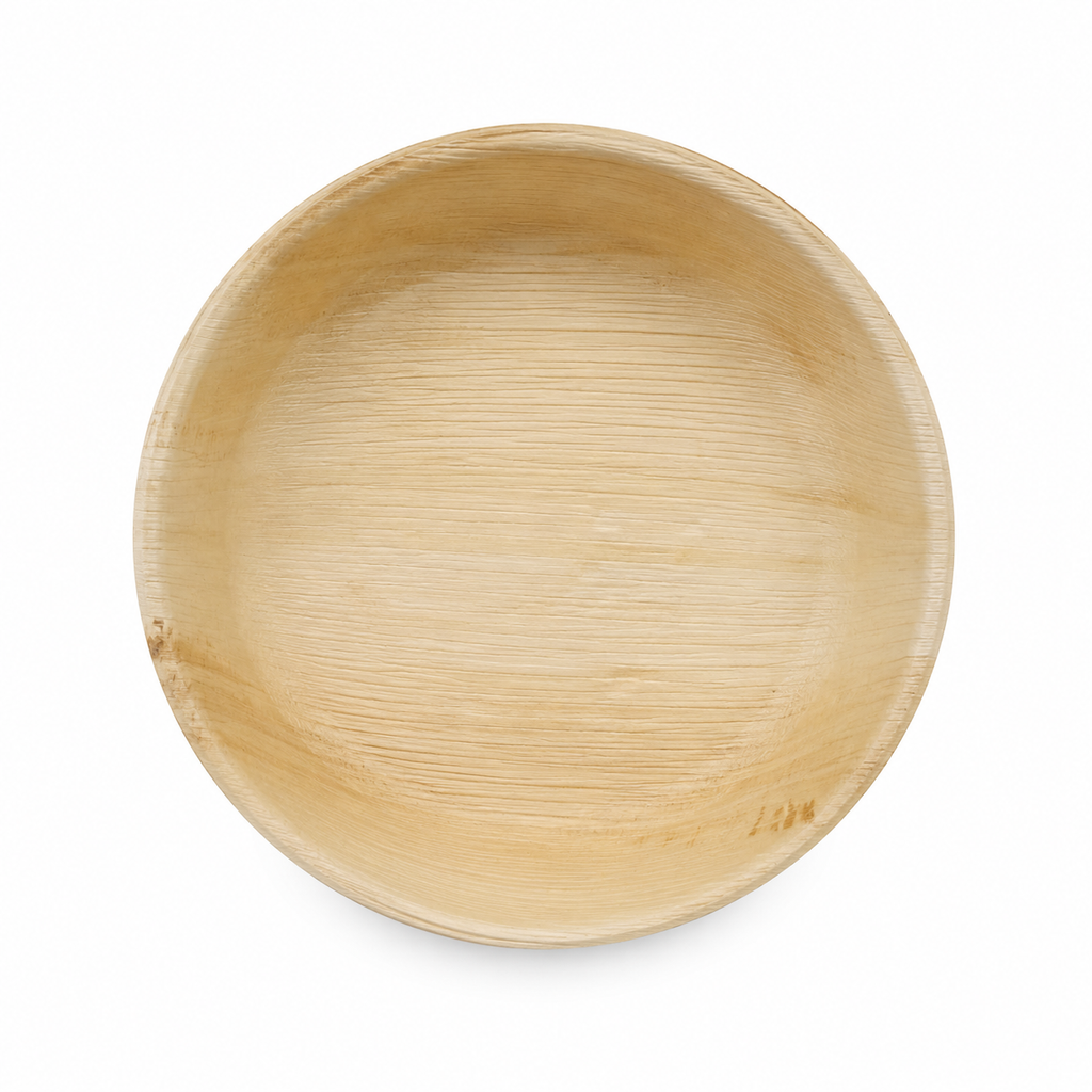 Round Areca Leaf Bowl - 04 Inches | Orika Naturals