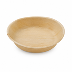 Round Areca Leaf Bowl - 04 Inches | Orika Naturals