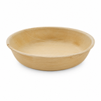 Round Areca Leaf Bowl - 04 Inches | Orika Naturals
