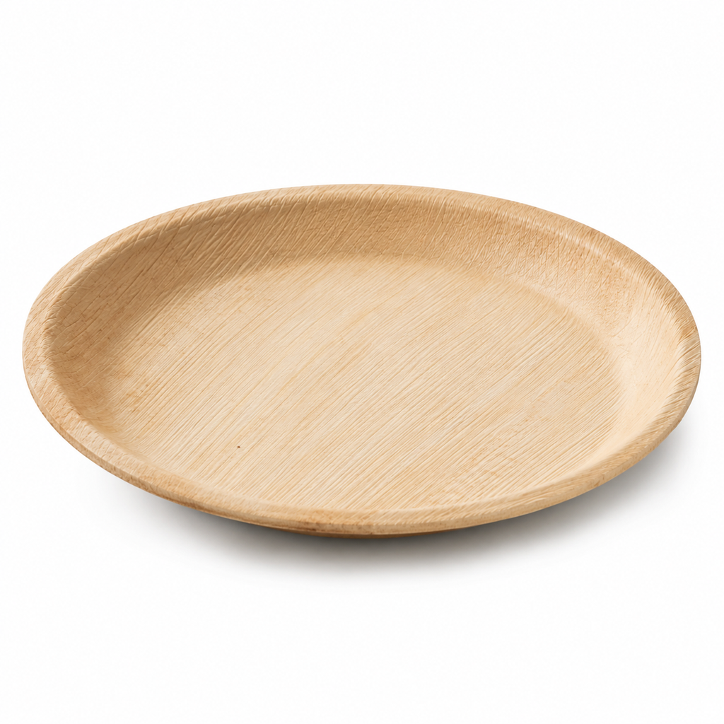 Round Areca Leaf Plate - 06 Inches | Orika Naturals
