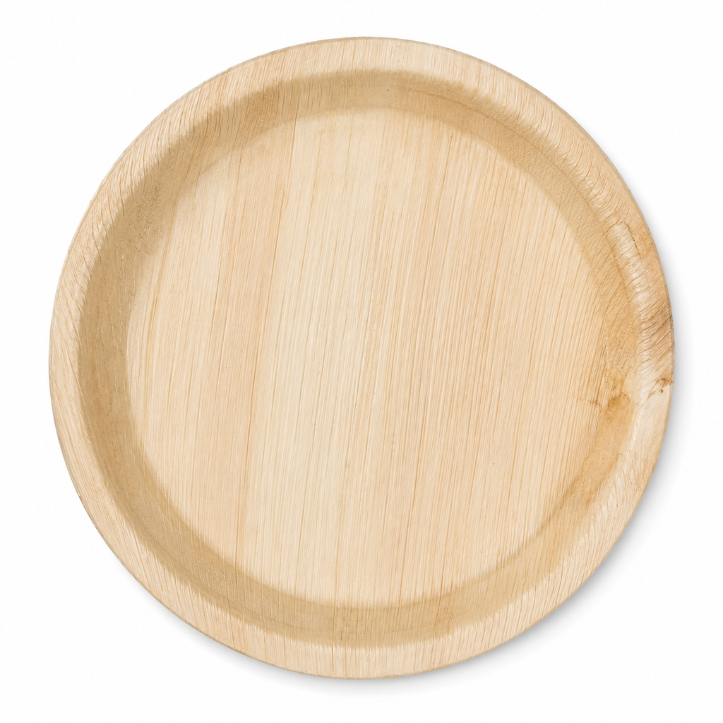 Round Areca Leaf Plate - 08 Inches | Orika Naturals