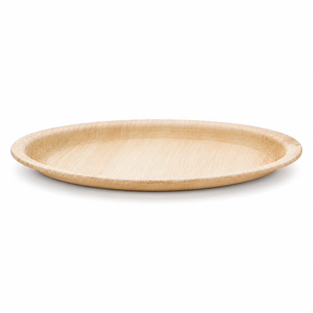 Round Areca Leaf Plate - 08 Inches | Orika Naturals