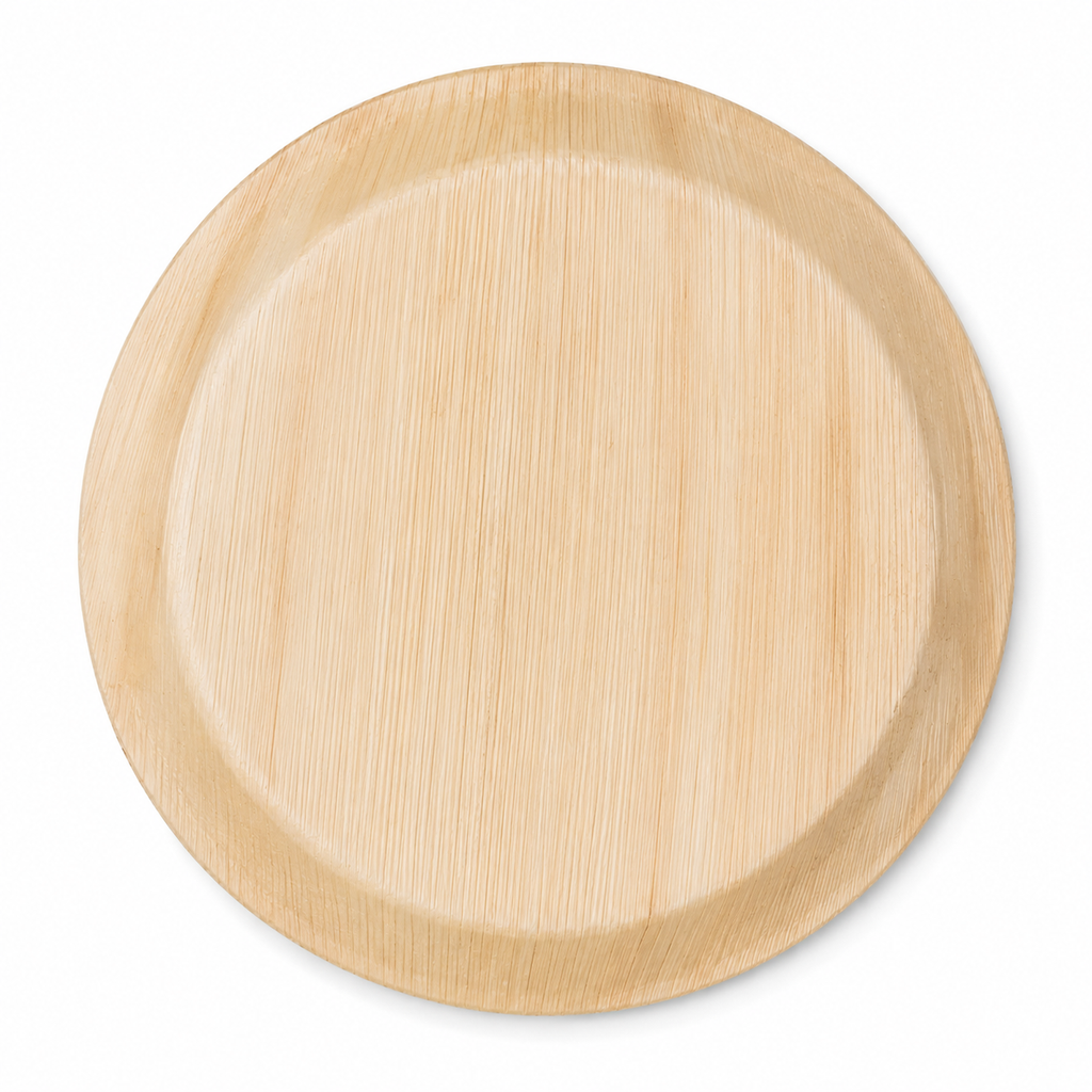 Round Areca Leaf Plate - 08 Inches | Orika Naturals