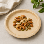 Round Areca Leaf Plate - 08 Inches | Orika Naturals
