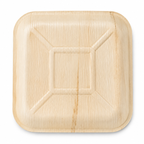 Square Areca Leaf Plate - 06 Inches | Orika Naturals
