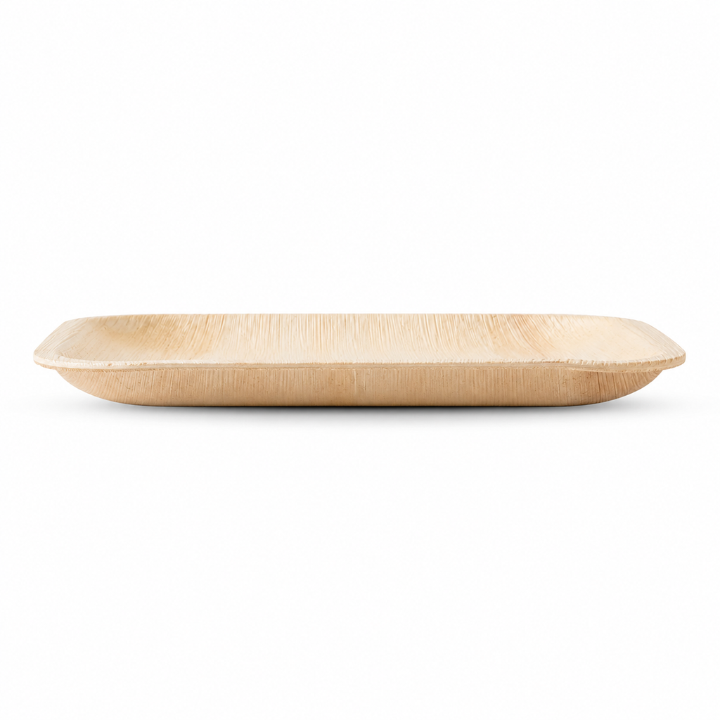 Square Areca Leaf Plate - 08 Inches | Orika Naturals