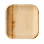 Square Areca Leaf Plate - 04 Inches | Orika Naturals