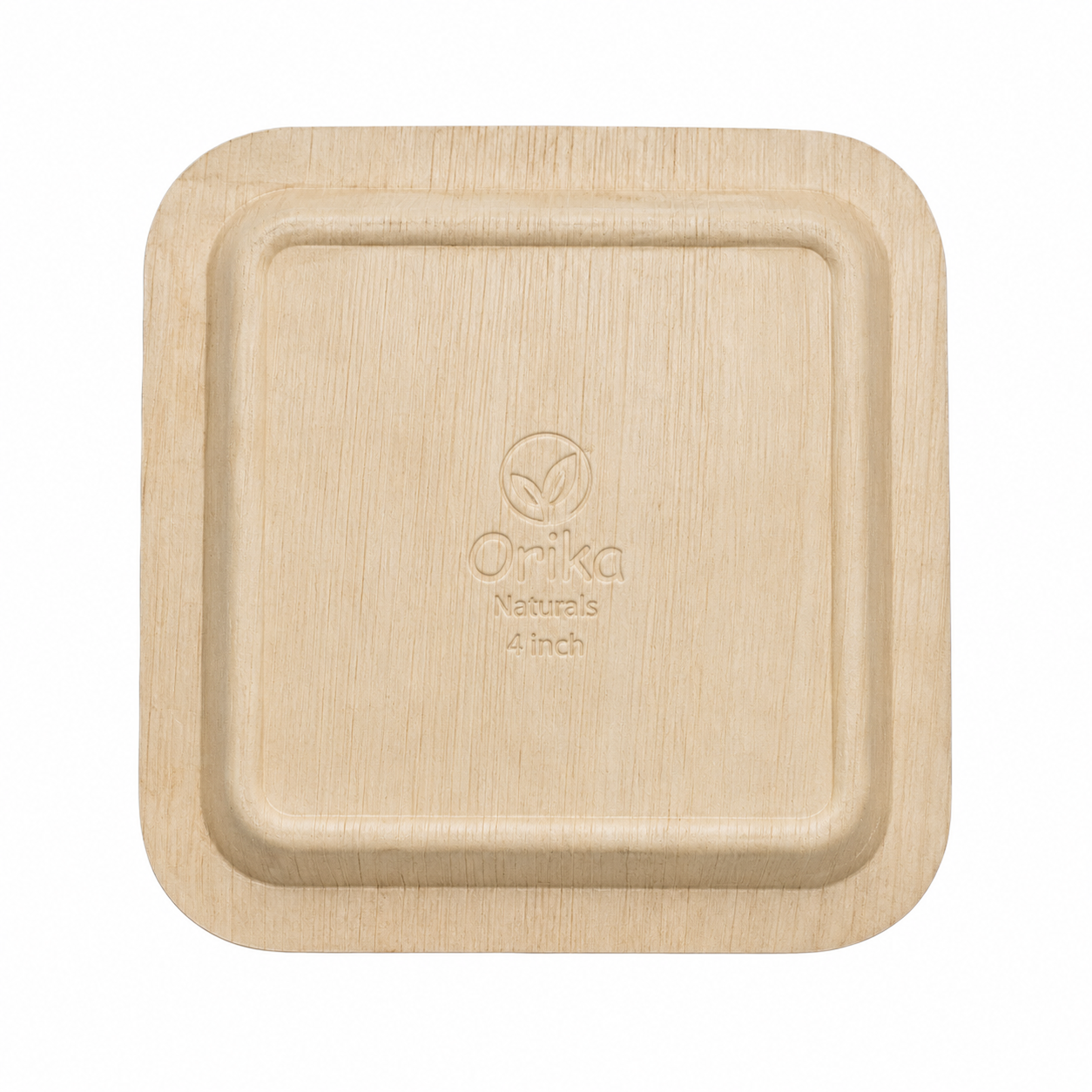 Square Areca Leaf Plate - 04 Inches | Orika Naturals