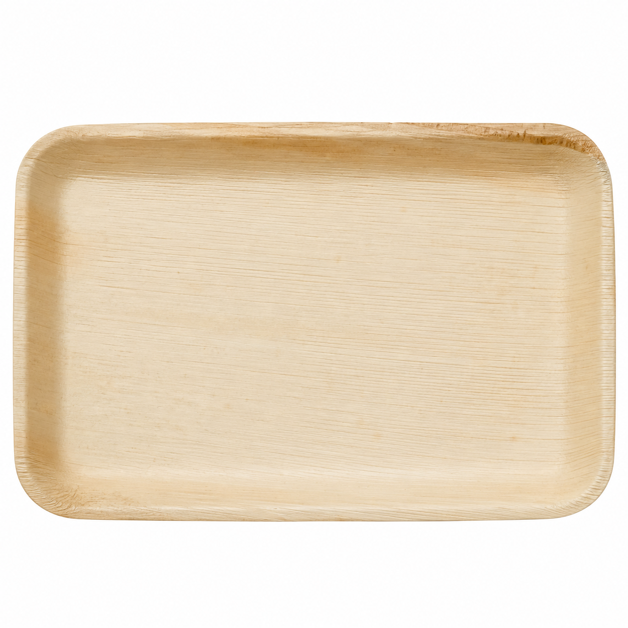 Rectangular Areca Leaf Partition Plate - 6 X 9 Inches | Orika Naturals