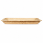 Rectangular Areca Leaf Partition Plate - 6 X 9 Inches | Orika Naturals