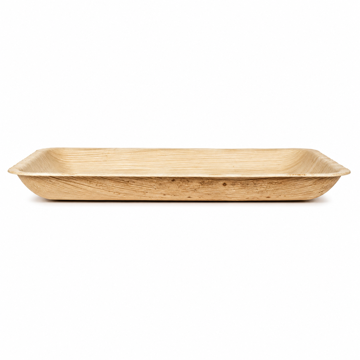 Rectangular Areca Leaf Partition Plate - 6 X 9 Inches | Orika Naturals
