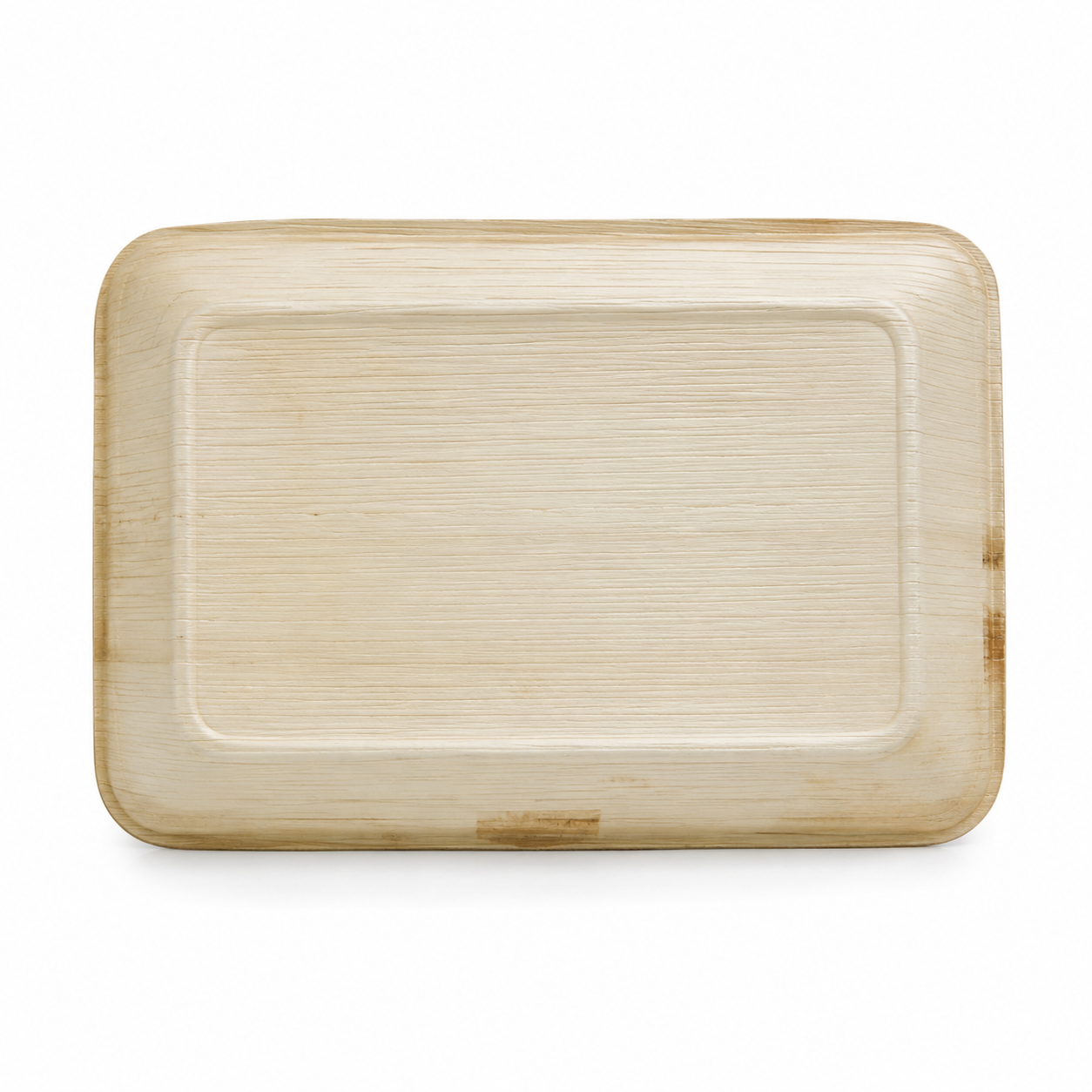Rectangular Areca Leaf Partition Plate - 6 X 9 Inches | Orika Naturals