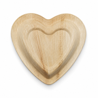 Heart-Shaped Areca Leaf Plate - 04 Inches | Orika Naturals