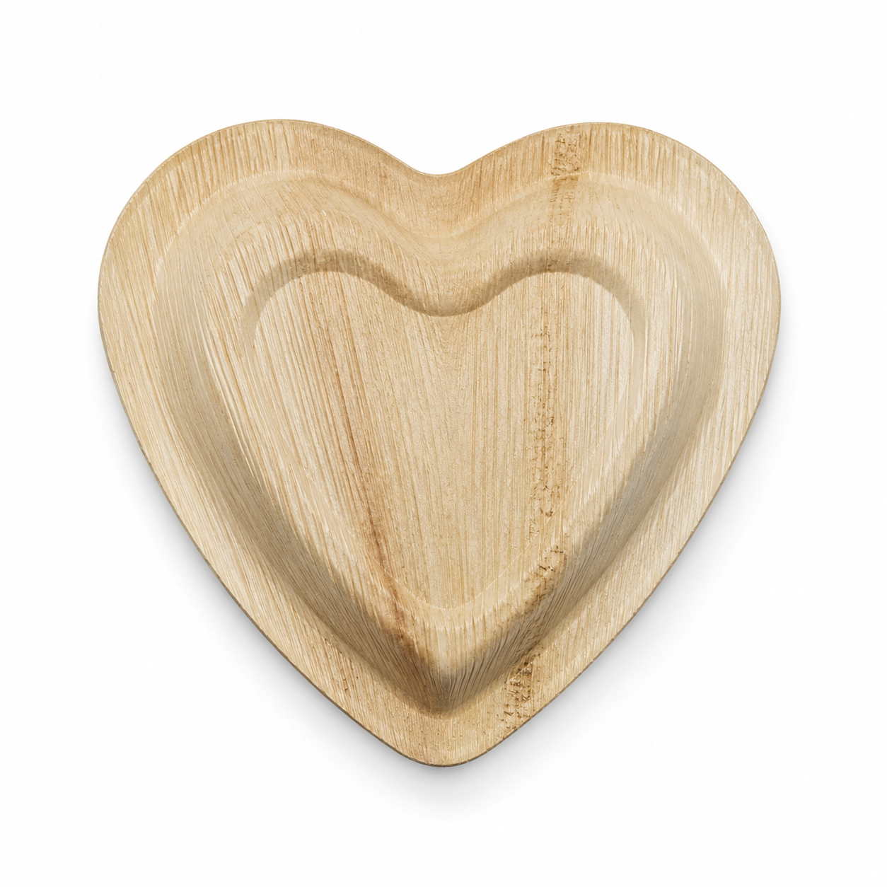 Heart-Shaped Areca Leaf Plate - 04 Inches | Orika Naturals