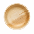 Round Areca Leaf Bowl - 05 Inches | Orika Naturals