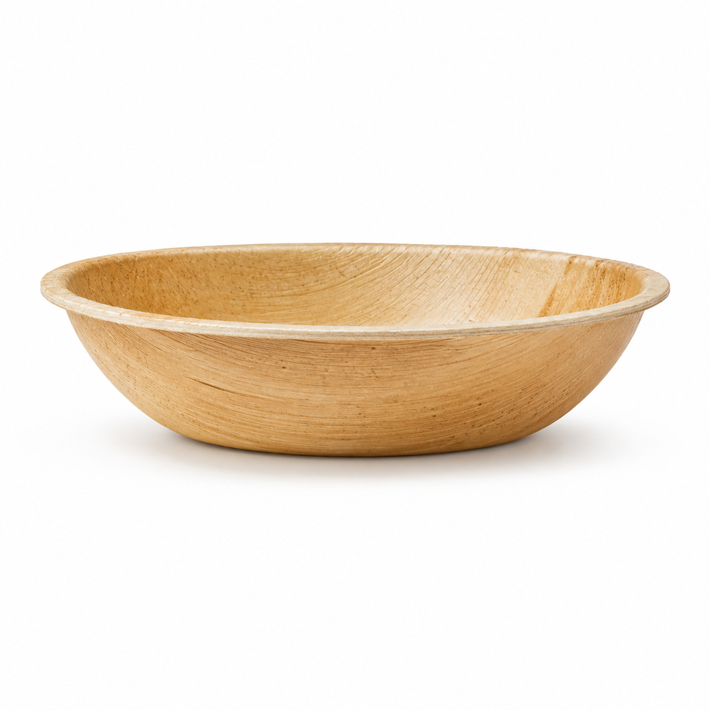Round Areca Leaf Bowl - 05 Inches | Orika Naturals