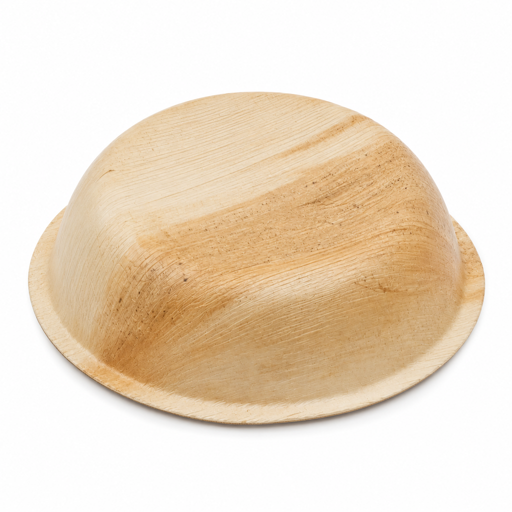 Round Areca Leaf Bowl - 05 Inches | Orika Naturals
