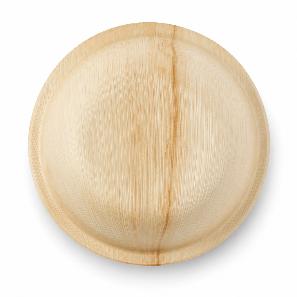 Round Areca Leaf Bowl - 06 Inches | Orika Naturals