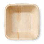 Square Areca Leaf Bowl - 2.5 Inches | Orika Naturals