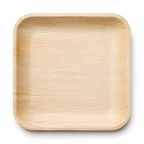 Square Areca Leaf Plate - 07 Inches | Orika Naturals