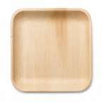 Square Areca Leaf Plate - 09 Inches | Orika Naturals