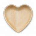Heart-Shaped Areca Leaf Plate - 6.5 Inches | Orika Naturals