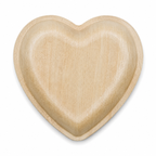 Heart-Shaped Areca Leaf Plate - 6.5 Inches | Orika Naturals