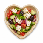Heart-Shaped Areca Leaf Plate - 6.5 Inches | Orika Naturals
