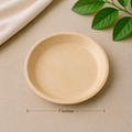 Round Shallow Plates - 7 Inches